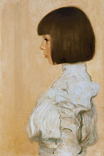 Portrait d'Helene Klimt à Gustav Klimt