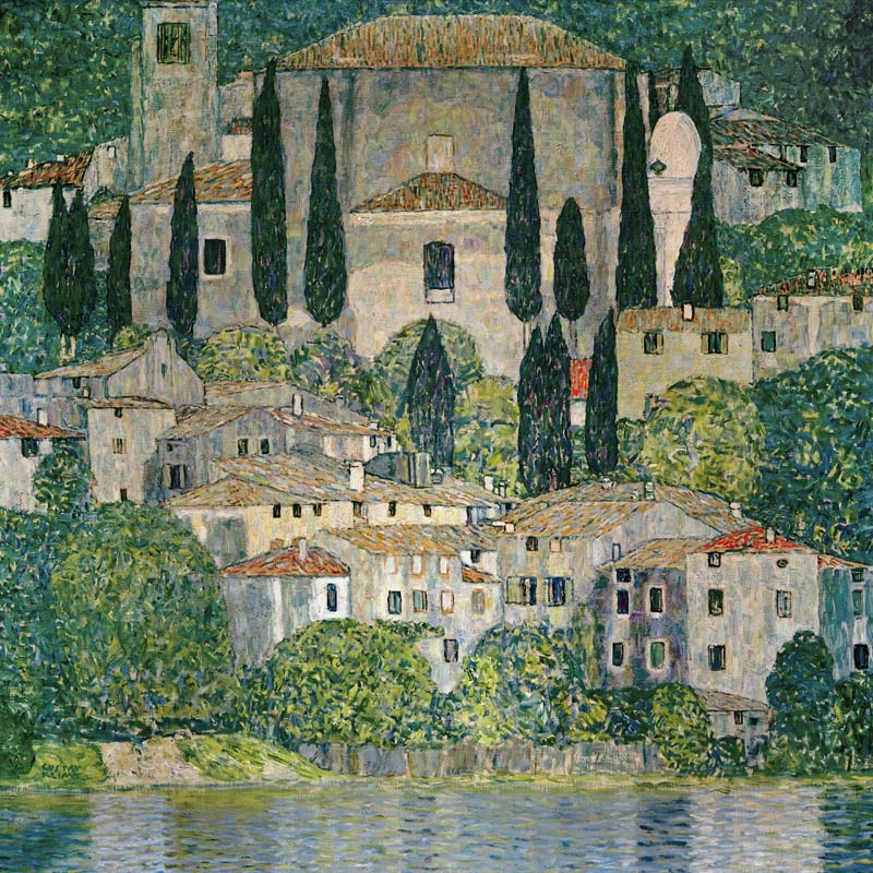 Eglise à Cassone à Gustav Klimt