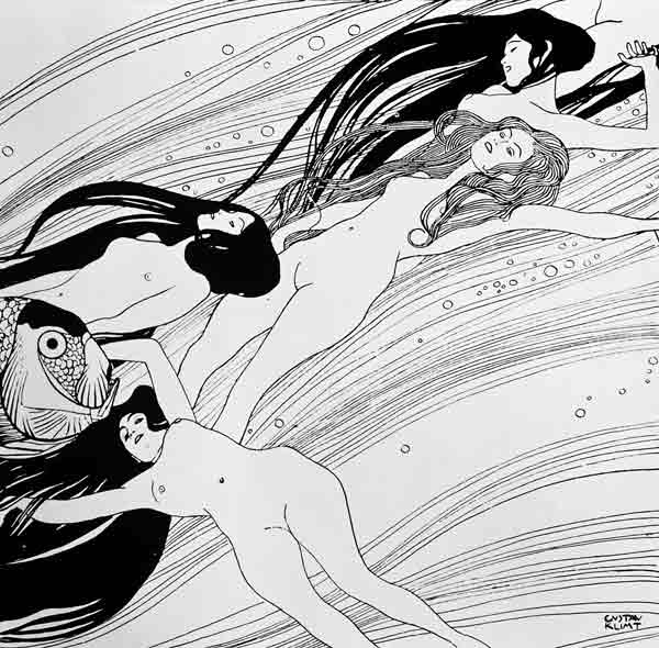 The Blood of Fish, published in ''Ver Sacrum'' magazine à Gustav Klimt