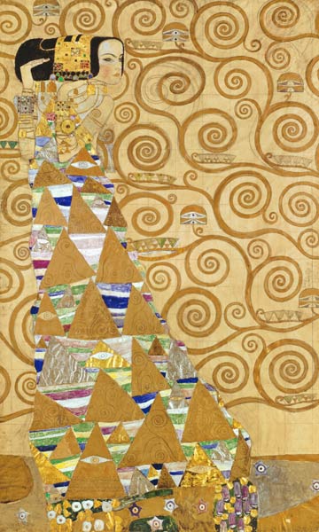 l'attente à Gustav Klimt