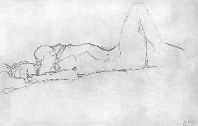 Femme nue couchée c.1914 cil