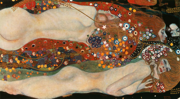 Serpent d'eau II à Gustav Klimt
