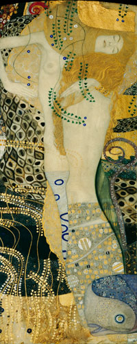 Le serpent d'eau à Gustav Klimt