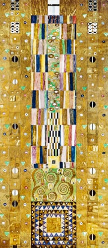 La Frise Stoclet (détail) à Gustav Klimt
