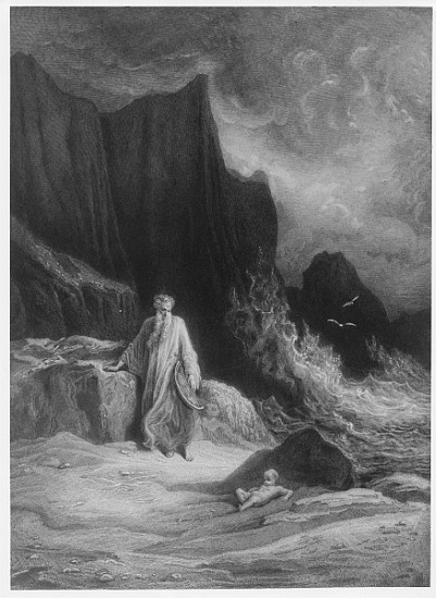 The Finding of King Arthur, illustration from ''Idylls of the King'' à Gustave Alfred TennysonDore