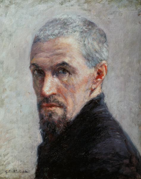 Self-portrait à Gustave Caillebotte