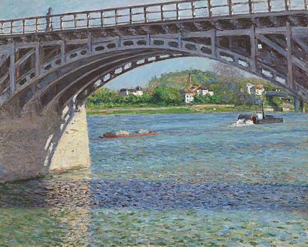 Le pont d'Argenteuil à Gustave Caillebotte