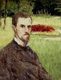 auto-portrait à Gustave Caillebotte