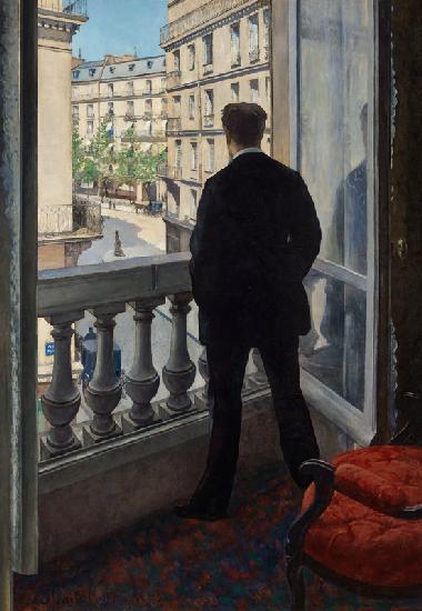 Homme à la fenêtre, 1875