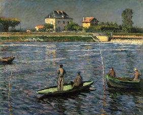 Bateaux de pêcheurs sur la Seine