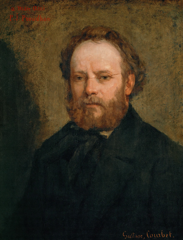 Proudhon à Gustave Courbet