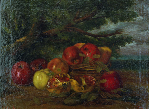 Apples, pomegranates, pears. à Gustave Courbet