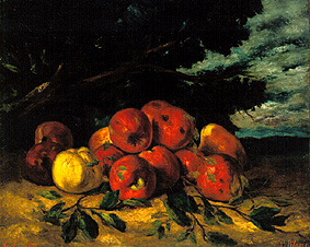nature morte à Gustave Courbet