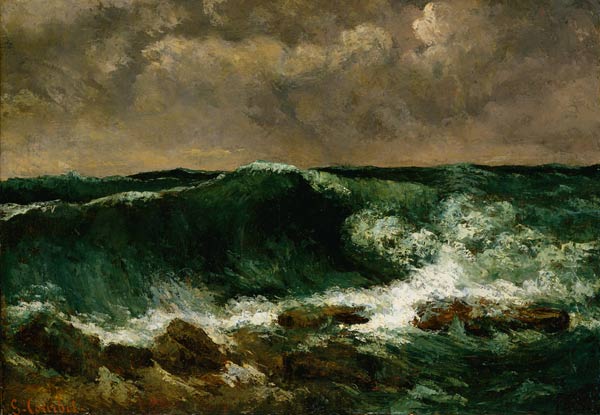 La vague à Gustave Courbet