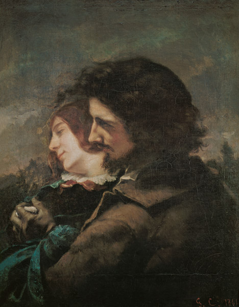 The lovers à Gustave Courbet