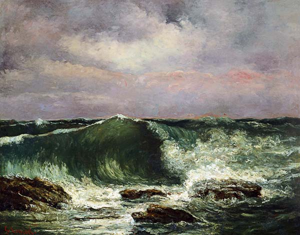 La Vague à Gustave Courbet