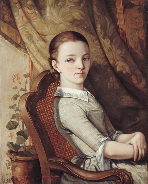 Portrait de Juliette Courbet à Gustave Courbet