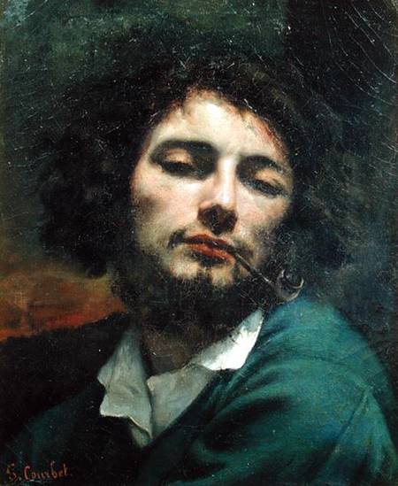 Auto-portrait, ou l'homme à la pipe à Gustave Courbet