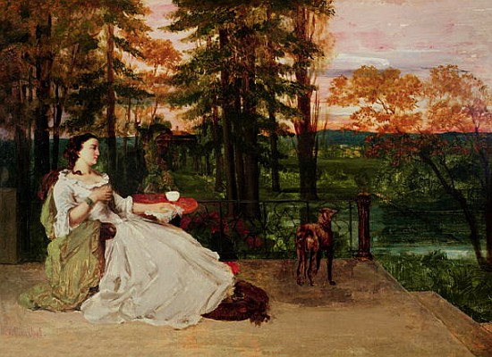 Woman of Frankfurt à Gustave Courbet