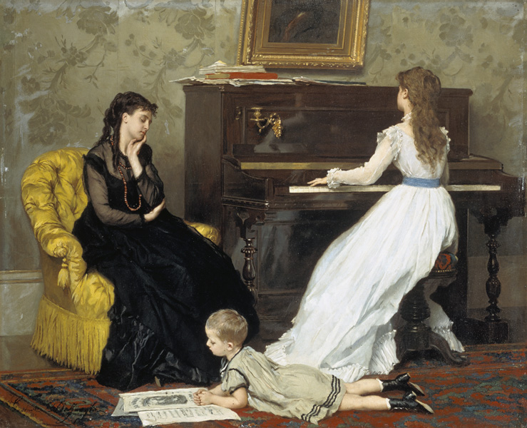 heure de musique à Gustave Léonhard de Jonghe