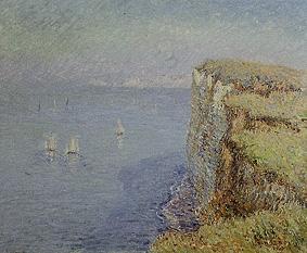 Normannische côte raide (Les Falaises) à Gustave Loiseau