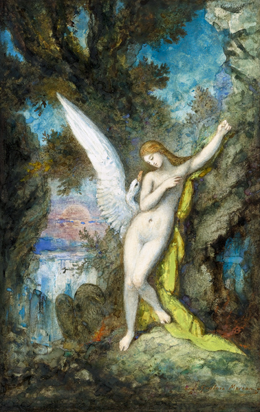 Leda and the Swan à Gustave Moreau