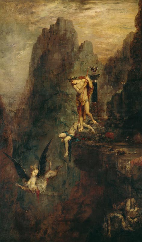 G.Moreau, The Divined Sphinx / Painting à Gustave Moreau