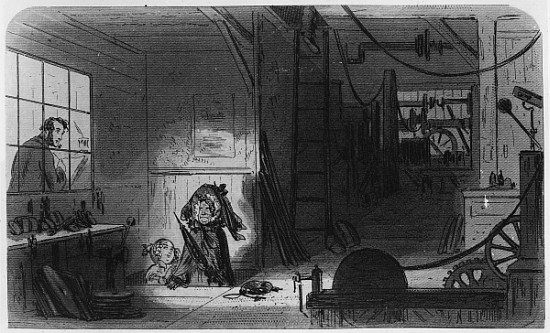 Visitors at the Works, illustration from ''Little Dorrit'' Charles Dickens à Hablot Knight (Phiz) Browne