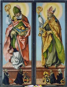 Saint  Nicolas de BAri et Louis de Toulouse