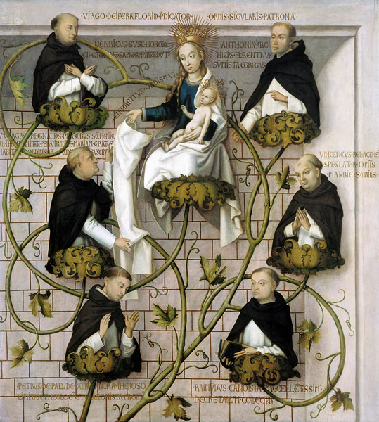 Lineage of the Dominican Order à Hans Holbein l'Ancien