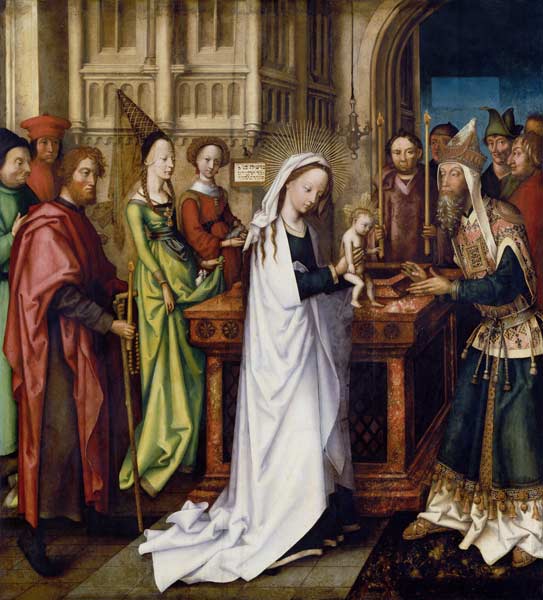 Depiction of Christ in the Temple à Hans Holbein l'Ancien