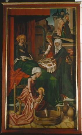 Marie naissance. autel Weingartner dans la cathédrale d'Augsbourg
