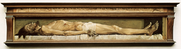 le Christ mort creuse à Hans Holbein le Jeune