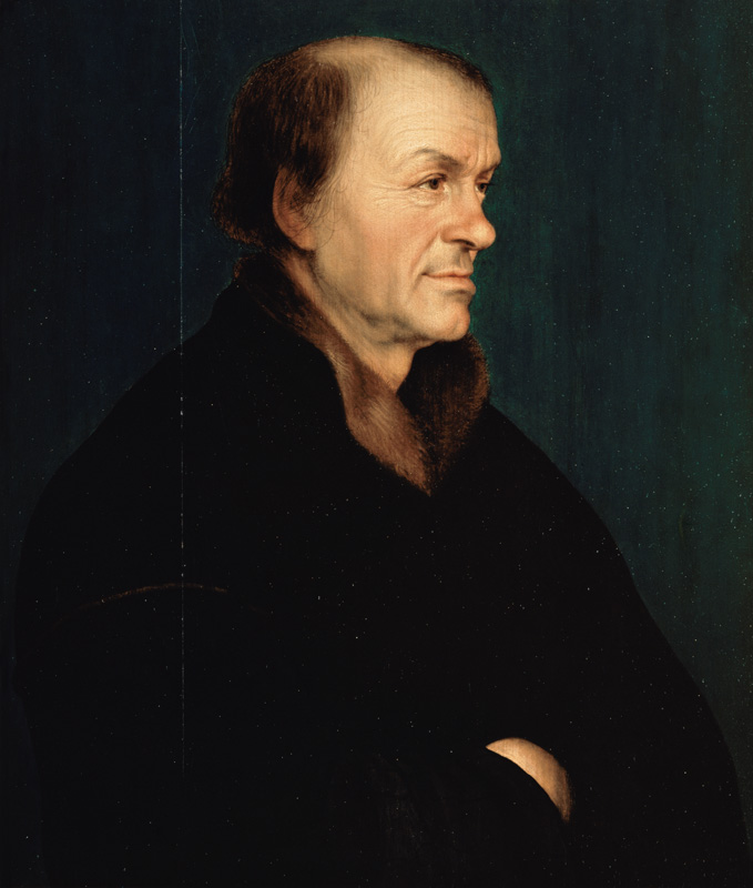 portrait de l'imprimeur Johann Froben à Hans Holbein le Jeune