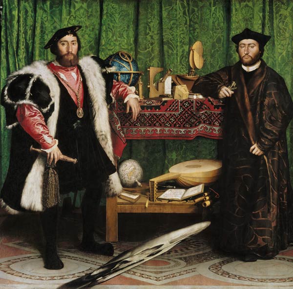 Les ambassadeurs Jean de Dinteville et Georges de Selve à Hans Holbein le Jeune