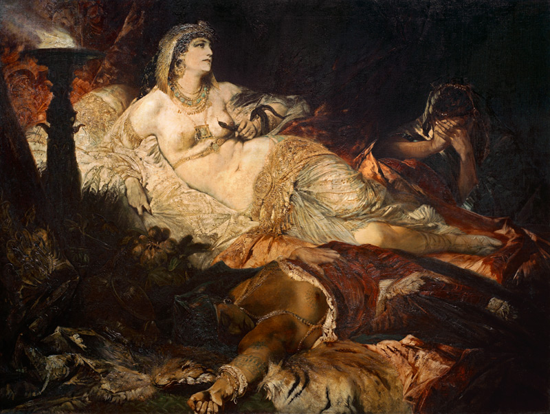 The Death of Cleopatra à Hans Makart