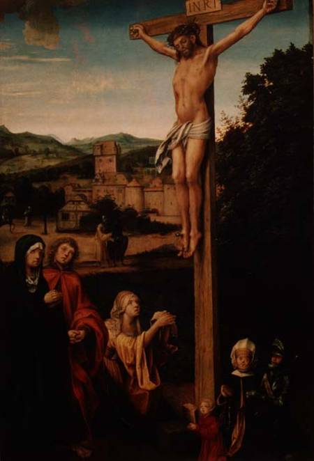 The Crucifixion (panel) à Hans Suess Kulmbach