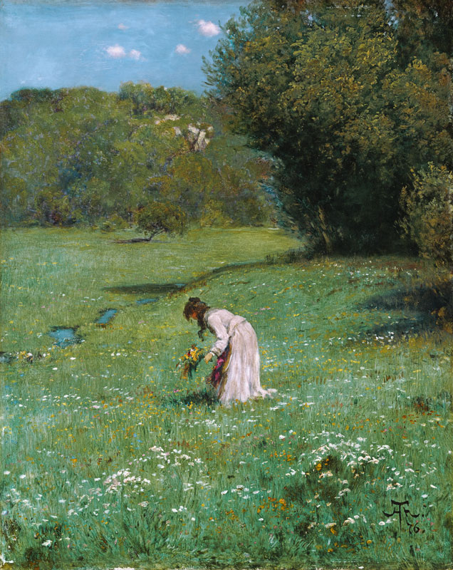 pré de forêt à Hans Thoma