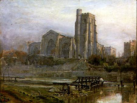 The Old Church at Sunrise à Harry Goodwin