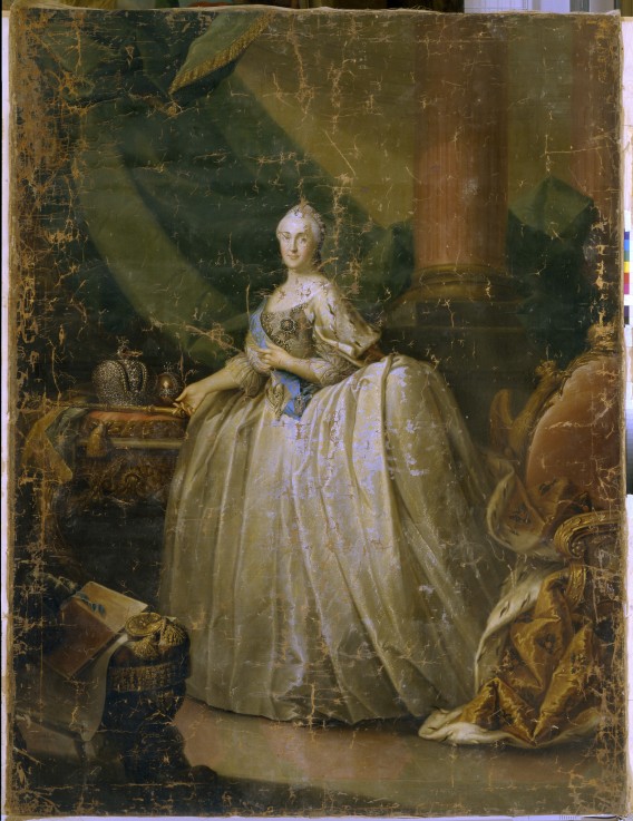 Portrait of Empress Catherine II (1729-1796) à Heinrich Buchholz