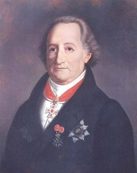 Portrait of Johann Wolfgang von Goethe (1749-1832) with Decorations à Heinrich Cristoph