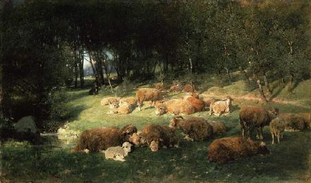 moutons dans le Erlenhain