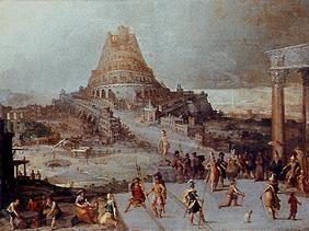 Nimrod'ont frappé la construction de la tour Babyloneienne.