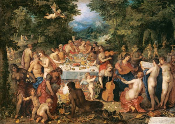 The Banquet of the Gods - Hendrik van the Elder Balen