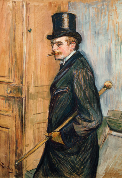 Louis Pascal de profil à Henri de Toulouse-Lautrec