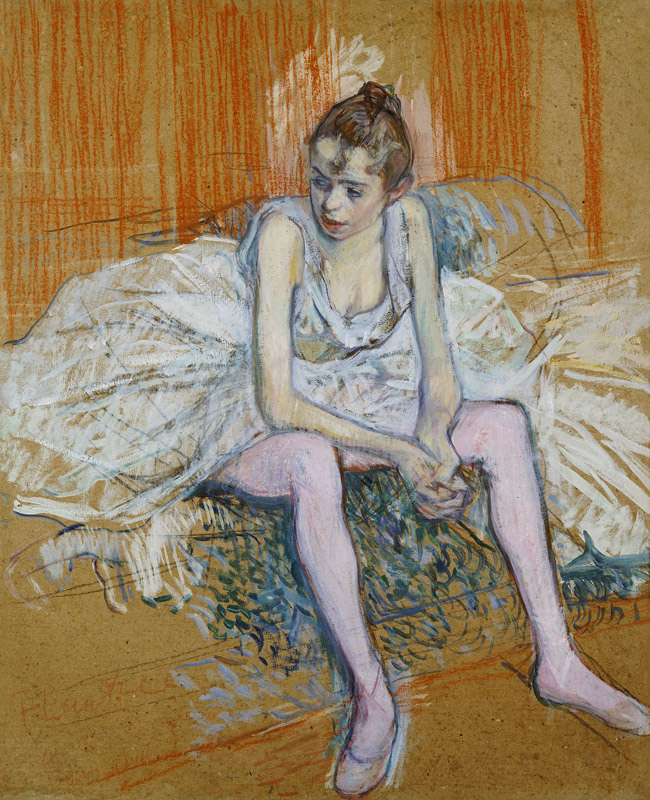 Seated Dancer à Henri de Toulouse-Lautrec