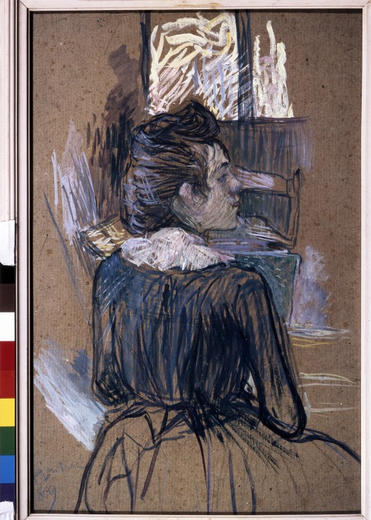 Woman at a Window à Henri de Toulouse-Lautrec