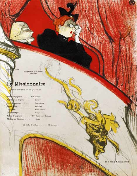 Le Missionaire (Poster) à Henri de Toulouse-Lautrec