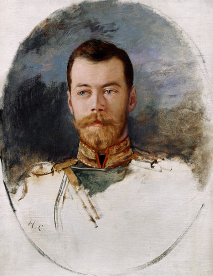 Study for a portrait of Tsar Nicholas II (1868-1918) à Henri Gervex