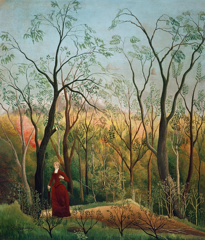The Walk in the Forest à Henri Julien-Félix Rousseau
